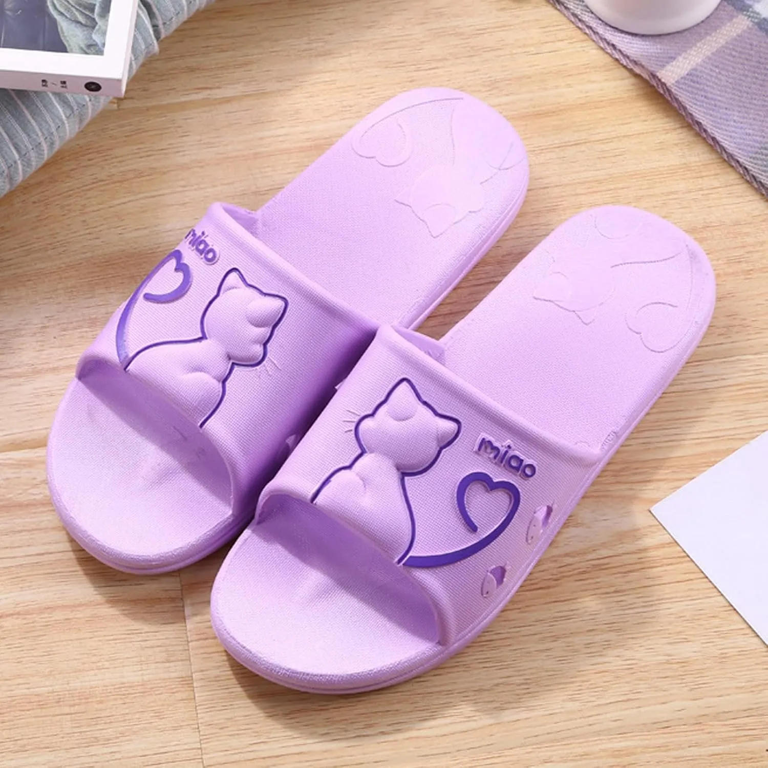 Shower Sandals Women and Men Non Slip Slides Shower Shoes for Living Room Pool Beach Spa Public Showers