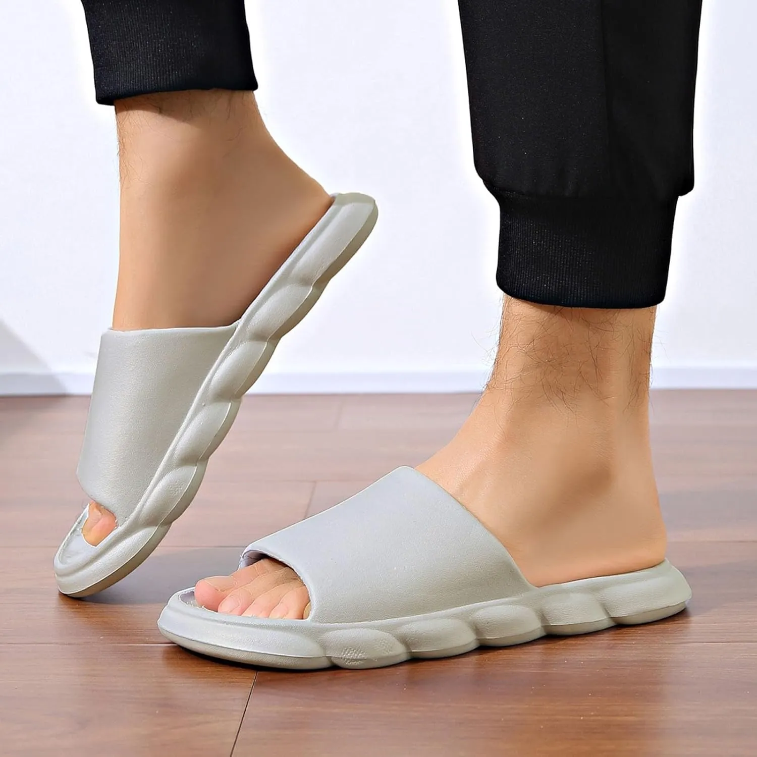 Shower Slide Sandal for Women Non Slip Pool Beach Bathroom Travel Slippers Non Slip Pool Slides Womens Slides