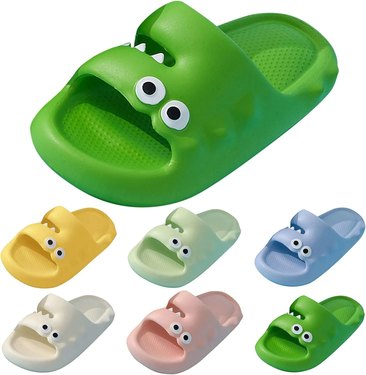 Showers Sandals Mens Cloud Slides Womens Indoor Slipper Shower Shoes Non-Slip Quick Drying Open Toe