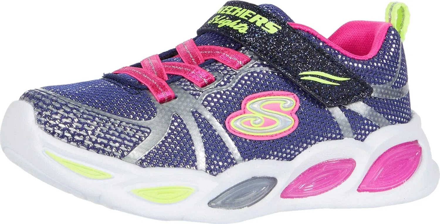 Skechers Girls' Shimmer Beams Sporty Glow