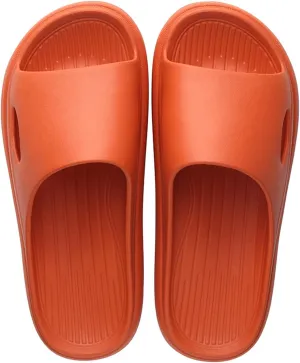 Slippers for Women and Men Non Slip Quick Drying Shower Slides Bathroom Sandals Men's Memory Foam Slippers Fleece