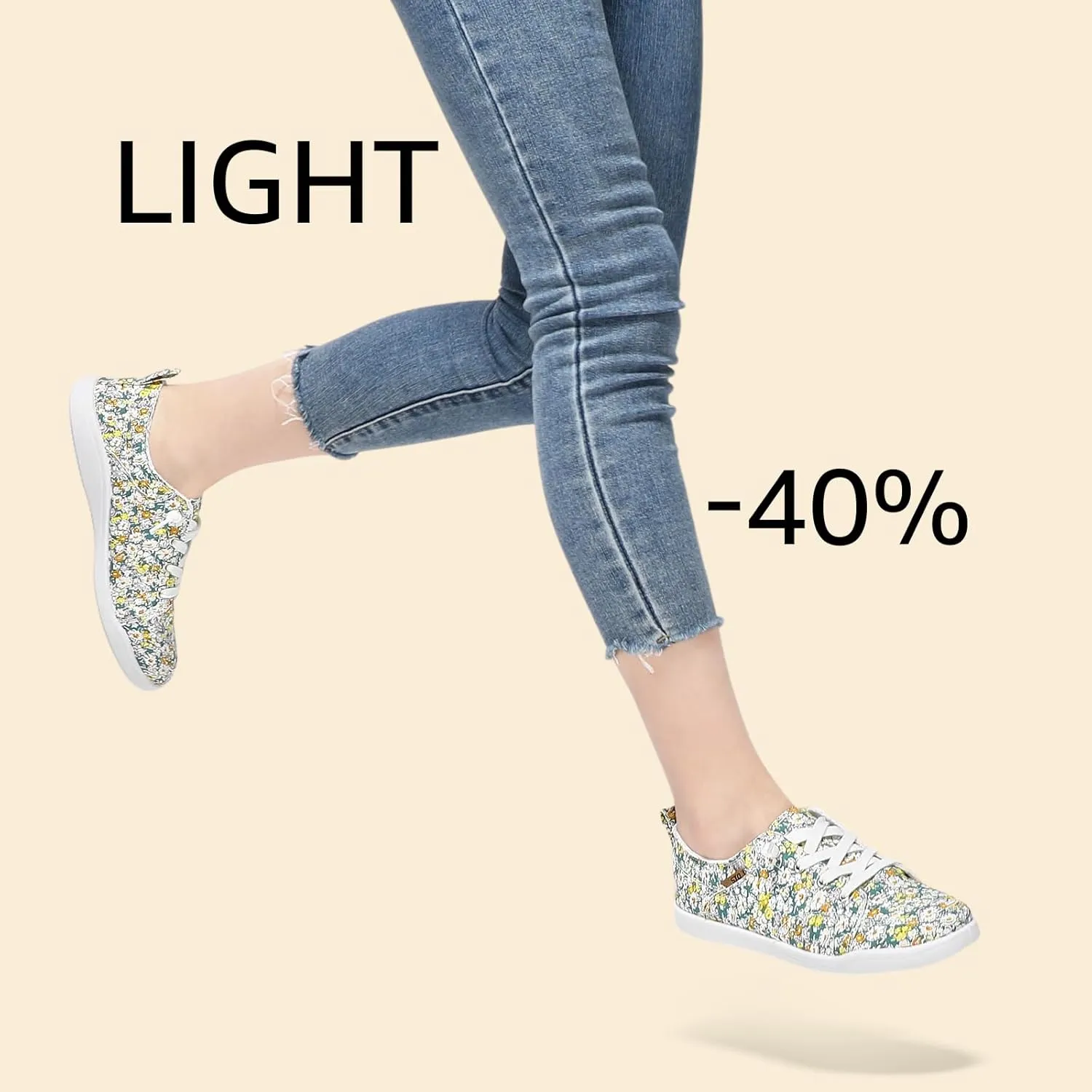 STQ Slip on Sneakers for Women Casual Canvas Shoes Machine Washable