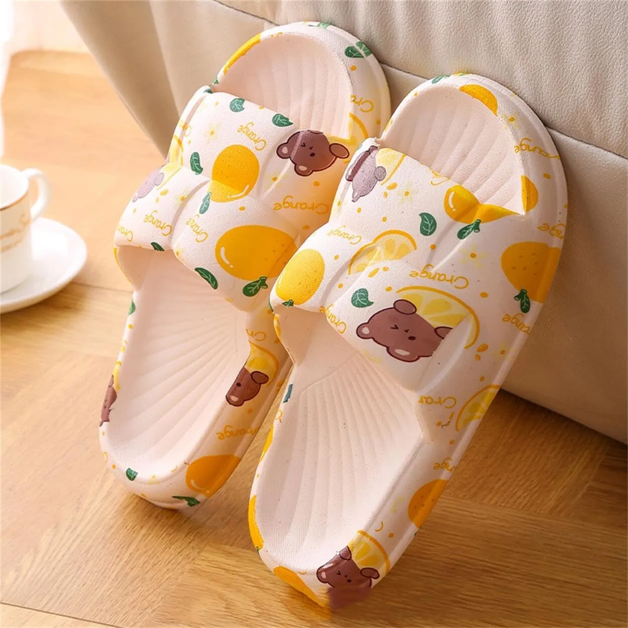 Strawberry Women Slide Slippers Sandals For Women Cute Slippers Sandals Funny Slide Beach Travel Shower Slide