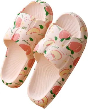 Strawberry Women Slide Slippers Sandals For Women Cute Slippers Sandals Funny Slide Beach Travel Shower Slide