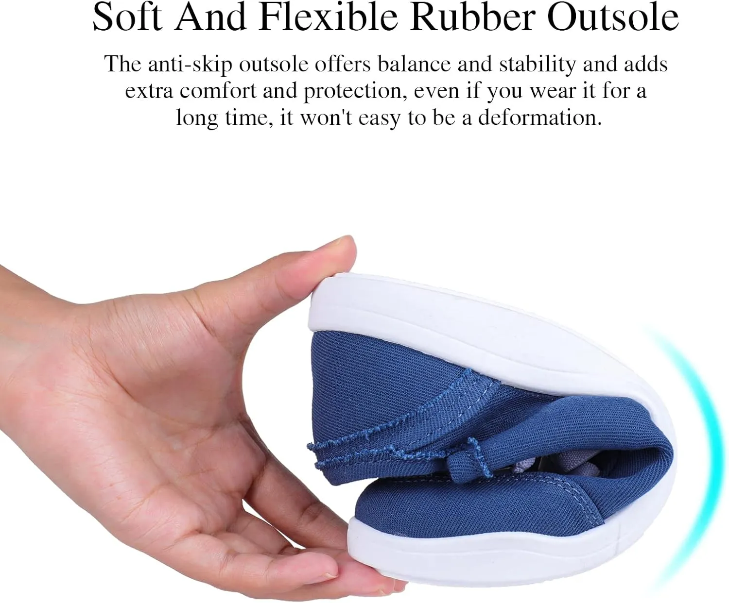 TACHOHEN Slip-On Sneakers for Women Comfort Casual Canvas Shoes with Orthotic Insole Arch Support Shoes