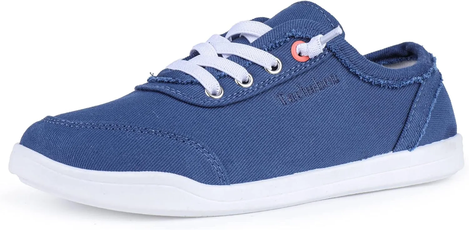 TACHOHEN Slip-On Sneakers for Women Comfort Casual Canvas Shoes with Orthotic Insole Arch Support Shoes