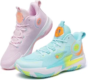 Unisex Basketball Shoes are Breathable Comfortable Lightweight Fashionable Sporty Non Slip Outdoor Training Boots