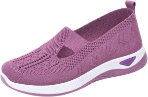 Valentines Deals of Today Women's Woven Orthopedic Breathable Soft Shoes Women Shoes Casual Womens Slip On Sneakers Basketball Shoes Women Wide Running Shoe Loafers Shoes