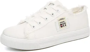 Women Canvas Shoes Y2K Shoes Women Walking Sneakers Flat Sneakers Platform Chunky Style All Season Casual Sports