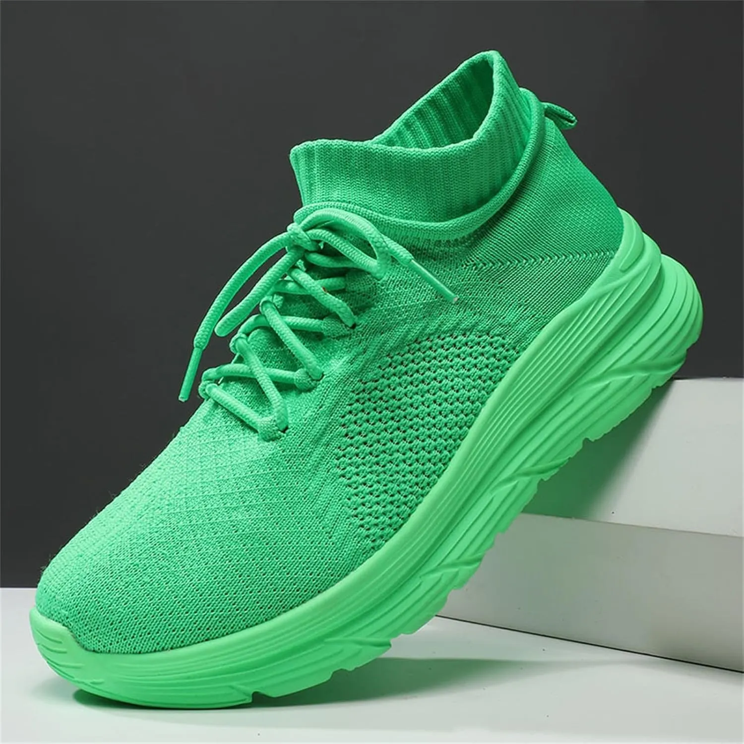 Women Walking Shoes Sock Sneakers Slip-On Breath Tennis Shoes Womens Mesh Breathable Ladies Shoes Casual Walking Sneakers Brown Tennis Shoe Loafers Dress Shoe