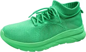 Women Walking Shoes Sock Sneakers Slip-On Breath Tennis Shoes Womens Mesh Breathable Ladies Shoes Casual Walking Sneakers Brown Tennis Shoe Loafers Dress Shoe
