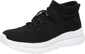 Women Walking Shoes Sock Sneakers Slip-On Breath Tennis Shoes Womens Mesh Breathable Ladies Shoes Casual Walking Sneakers Brown Tennis Shoe Loafers Dress Shoe