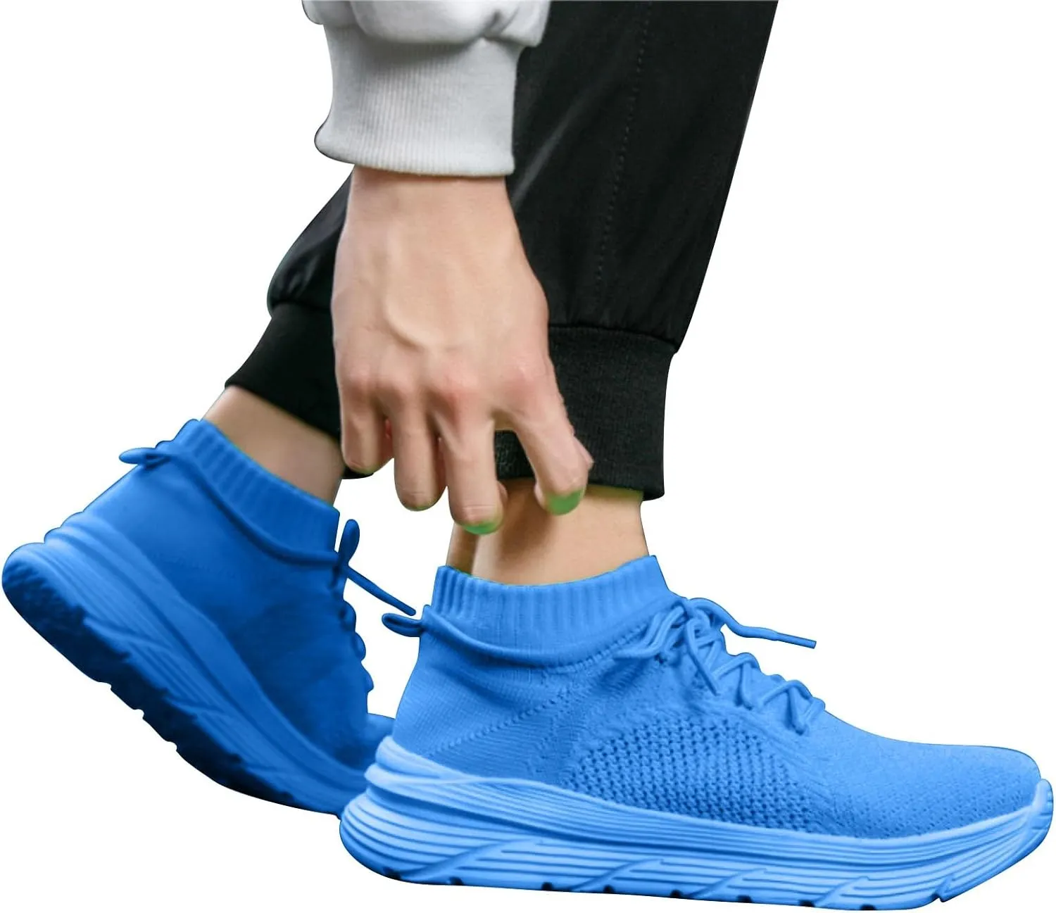 Women Walking Shoes Sock Sneakers Slip-On Breath Tennis Shoes Womens Mesh Breathable Ladies Shoes Casual Walking Sneakers Brown Tennis Shoe Loafers Dress Shoe