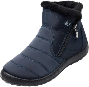 Women Winter Boots Waterproof Short Snow Boots Ladies Womens Snow Boots Winter Fur Lined Ankle Boot Snow Boot for Women Short Platform Boots Men Mens Snow Booties