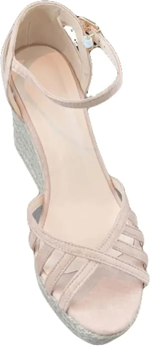 Women's Cute Lace up Wedge Sandals, Comfortable Ankle Lace up Platform Sandals, Casual Summer Canvas Shoes