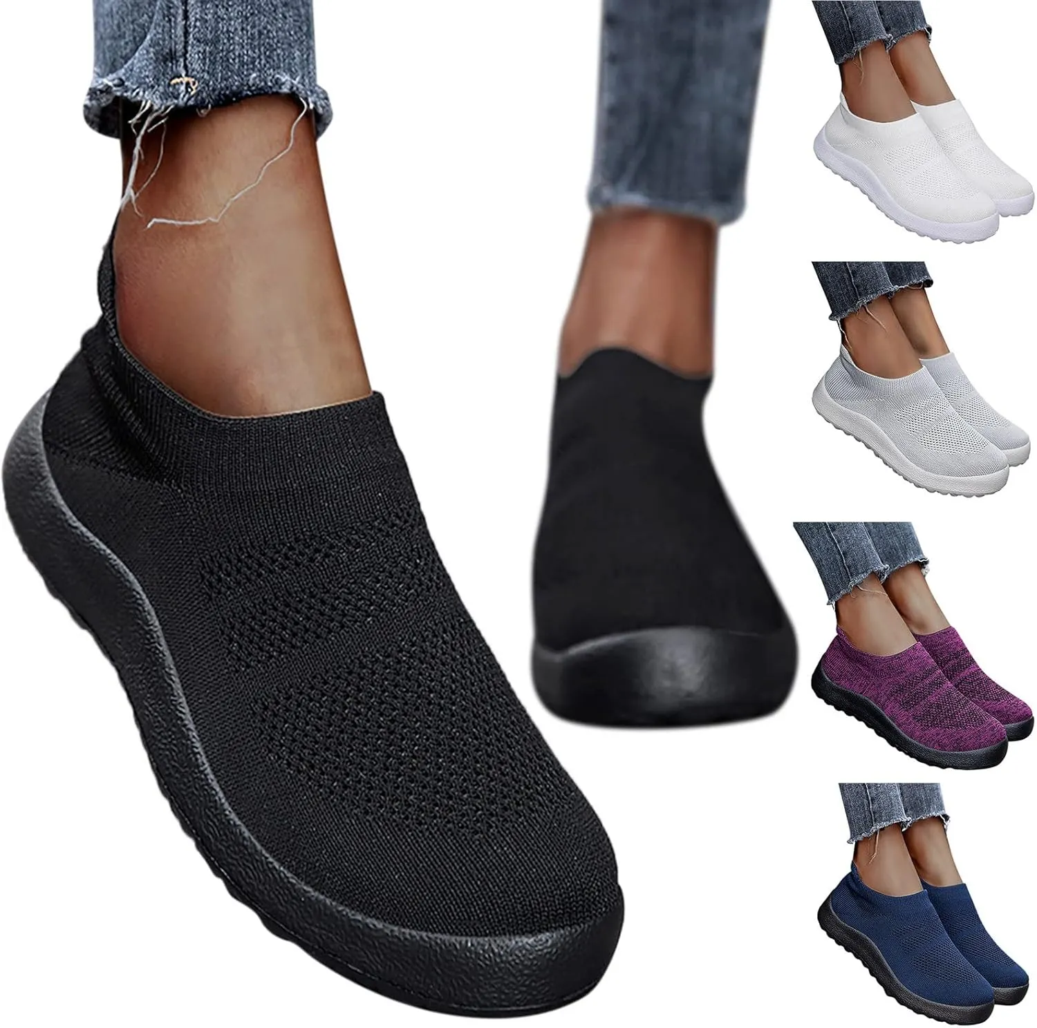 Women's Fashion Sneaker Non Slip Lace Up Comfort Women's Work or Walking Sneakers Casual Shoes for Women Trendy Comfort Loafers for Women White Sneakers Men