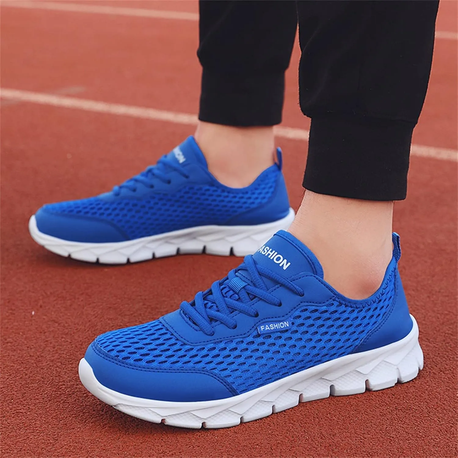 Women's Fashion Sneaker Non Slip Lace Up Comfort Women's Work or Walking Sneakers Casual Shoes for Women Trendy Comfort Loafers for Women White Sneakers Men