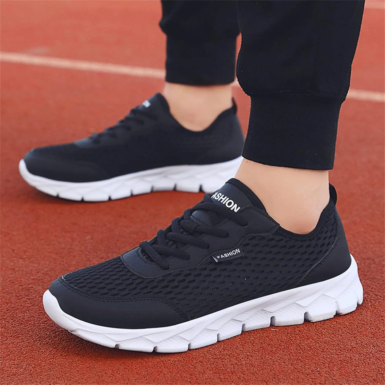 Women's Fashion Sneaker Non Slip Lace Up Comfort Women's Work or Walking Sneakers Casual Shoes for Women Trendy Comfort Loafers for Women White Sneakers Men