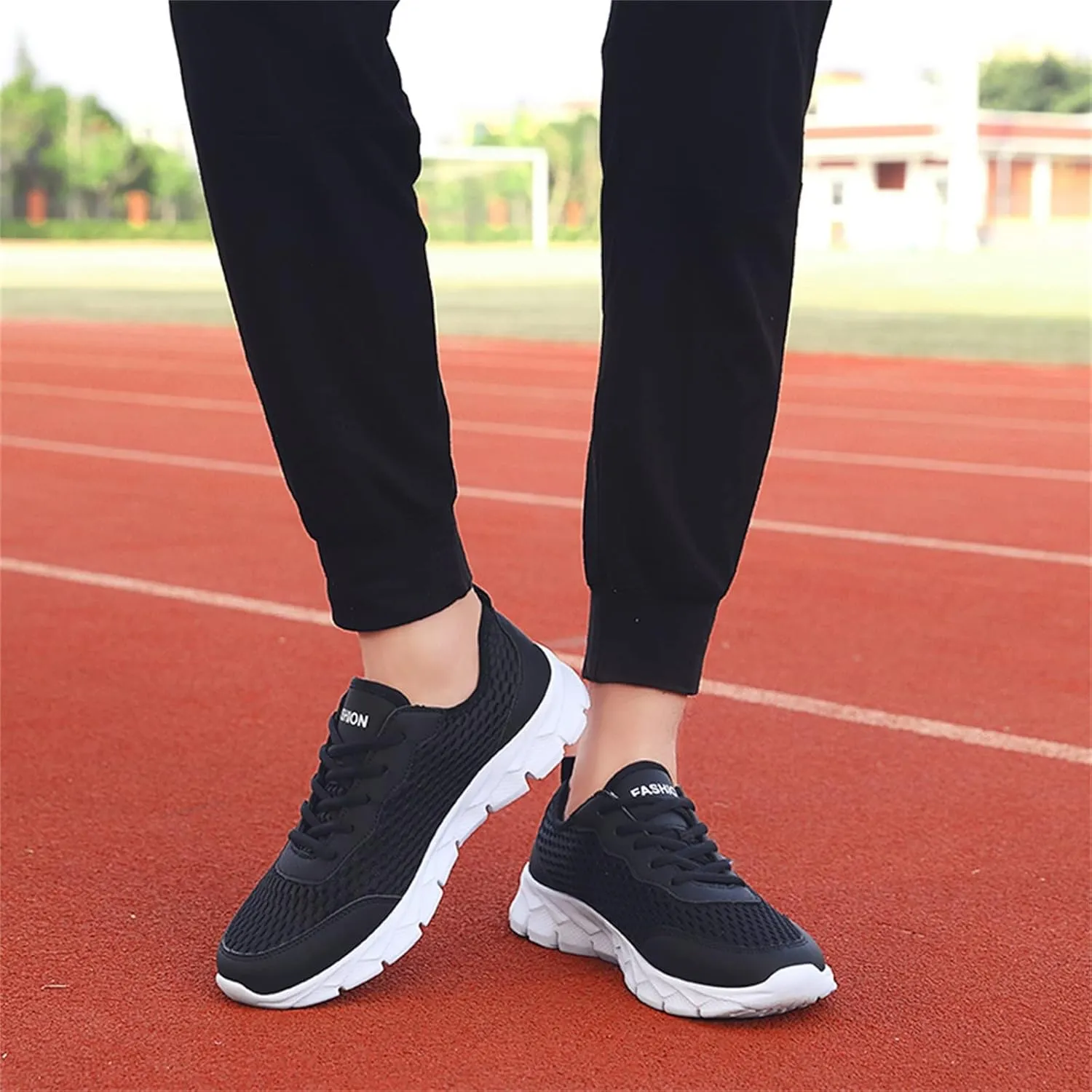 Women's Fashion Sneaker Non Slip Lace Up Comfort Women's Work or Walking Sneakers Casual Shoes for Women Trendy Comfort Loafers for Women White Sneakers Men