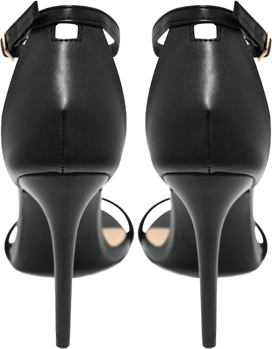 Women's Heeled Sandals Classic Open Toe Stiletto High Heels for Party Wedding Work Women Dress Shoes