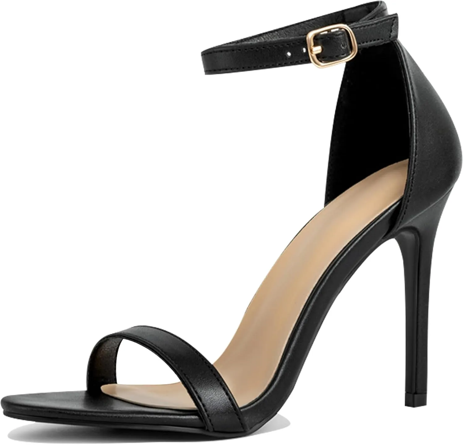 Women's Heeled Sandals Classic Open Toe Stiletto High Heels for Party Wedding Work Women Dress Shoes