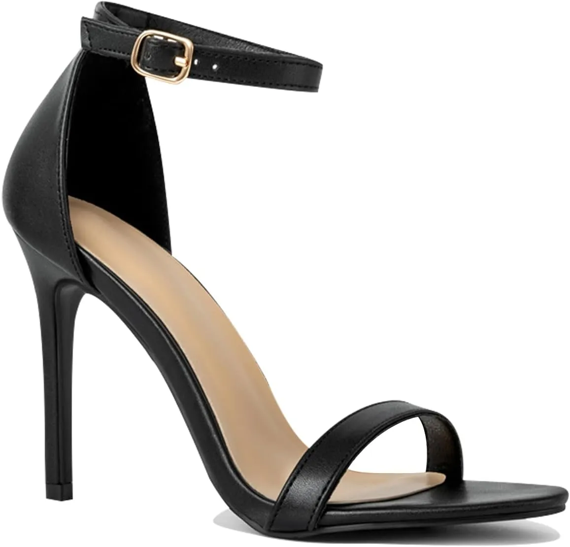 Women's Heeled Sandals Classic Open Toe Stiletto High Heels for Party Wedding Work Women Dress Shoes