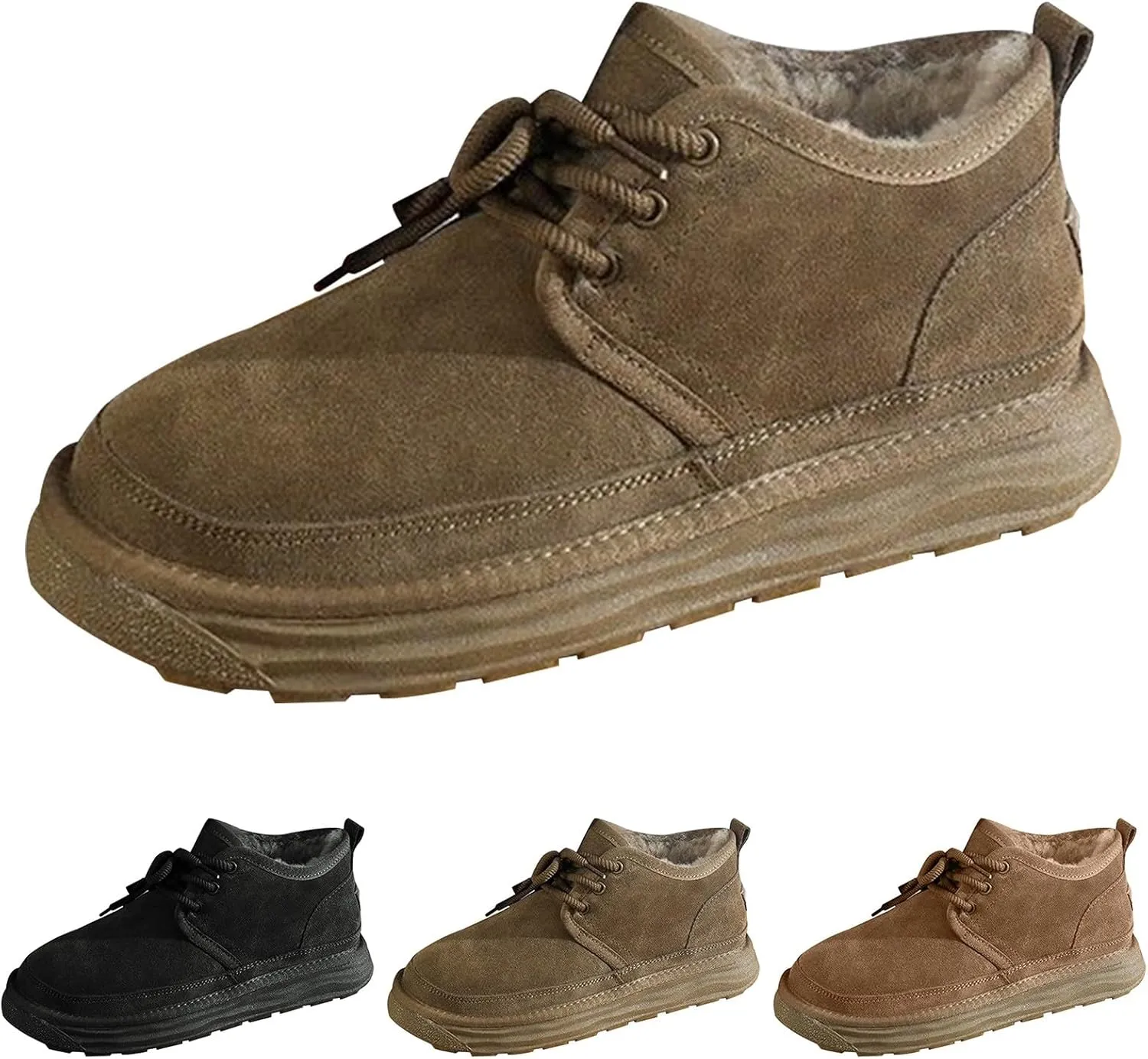 Womens Hiking Boots for Snow Ski Boots Thickening Womens Snow Boots Wide Width Non-Slip Ankle Booties