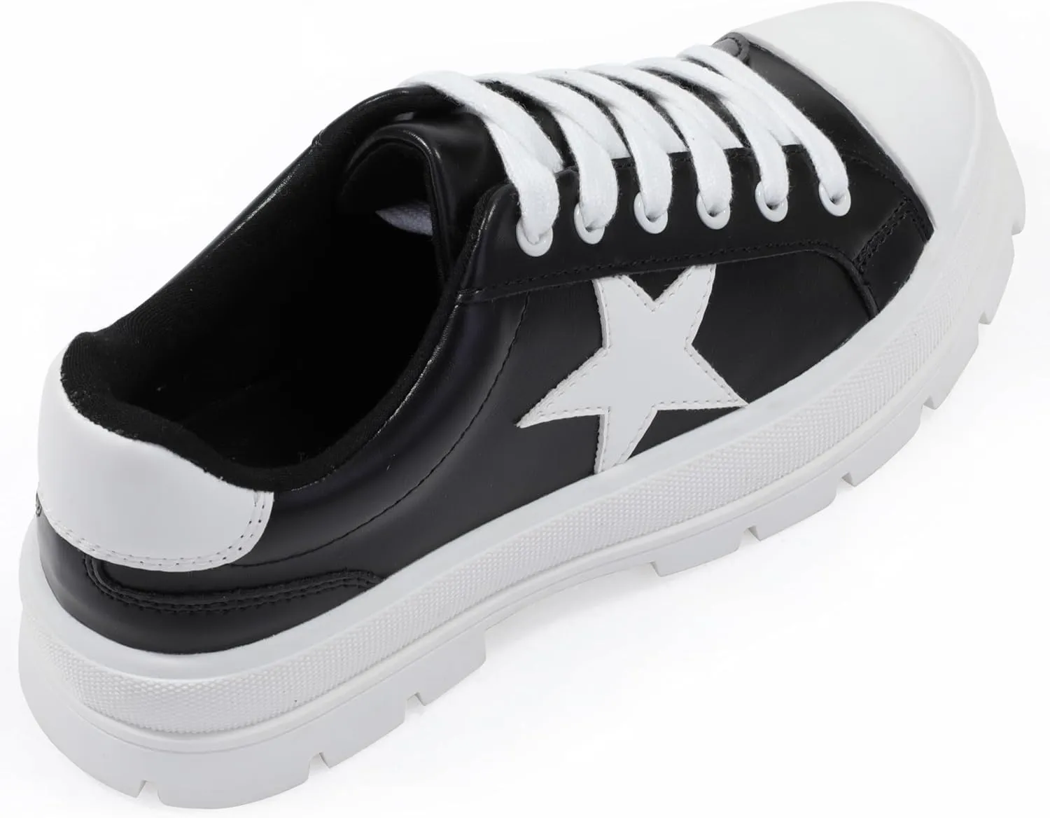 Women's Lace Up Sneaker, Classic Trendy Fashion Canvas Shoes 2305-2306-2307