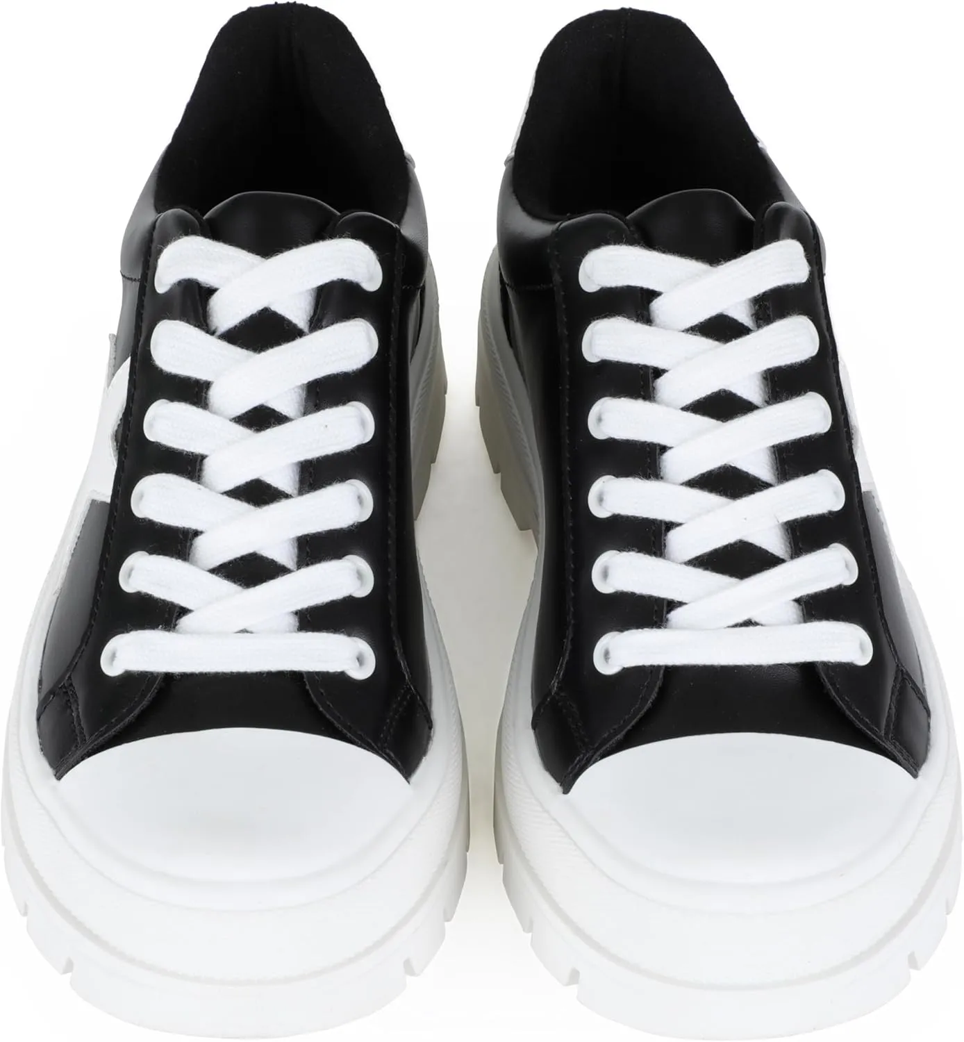 Women's Lace Up Sneaker, Classic Trendy Fashion Canvas Shoes 2305-2306-2307