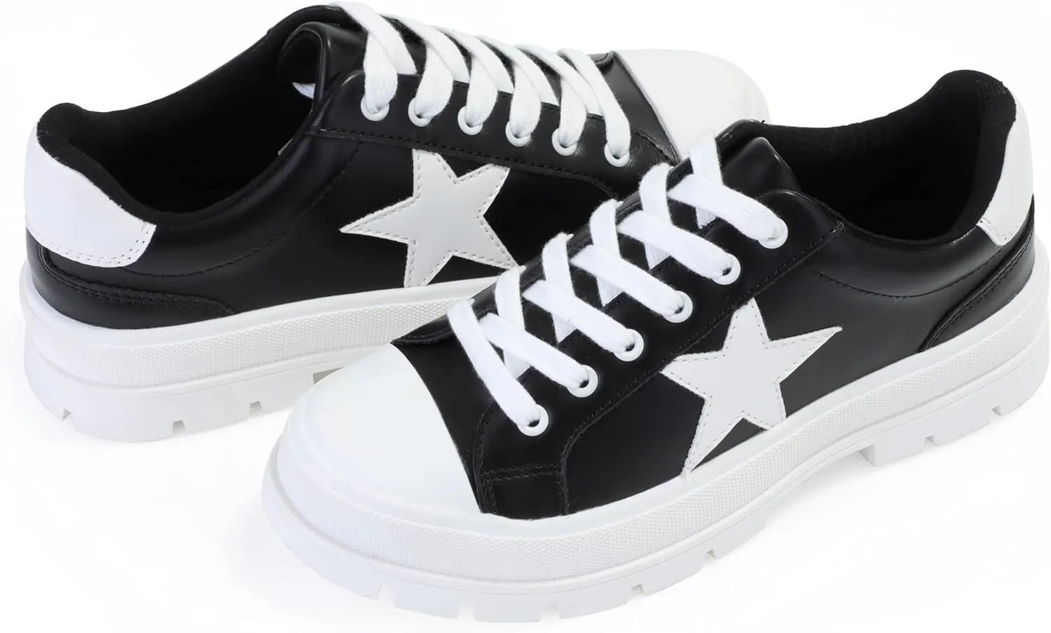 Women's Lace Up Sneaker, Classic Trendy Fashion Canvas Shoes 2305-2306-2307