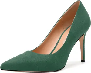 Women's Pumps, Closed Pointed Toe High Stiletto Heels Dress Wedding Pumps Shoes for Women