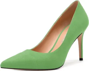 Women's Pumps, Closed Pointed Toe High Stiletto Heels Dress Wedding Pumps Shoes for Women