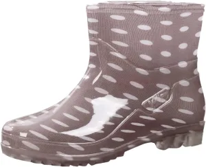 Women's Rain Boots - Waterproof, Mid Calf, Lightweight, Cute Booties - One Size (US 8)