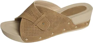 Womens Sandals Dressy Casual Fashion Walking Wedges Shoes Ladies Summer Open Toe Low Heel Wide Width Comfort Slipper
