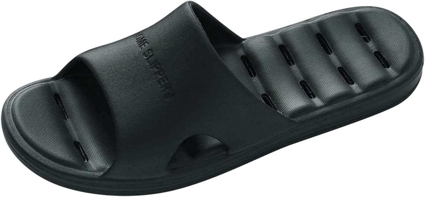 Women's Slides Quick Drying Non Slip Slippers Bathroom Slipper Lightweight Memory Foam Slides for Women