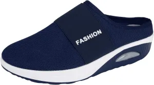 Women's Slip-on Mule Sneakers Lightweight Womens Running Shoes Lightweight Casual Shoes for Fall Black Platform Sneaker Platform Tennis Shoe Loafers Casual Slip On
