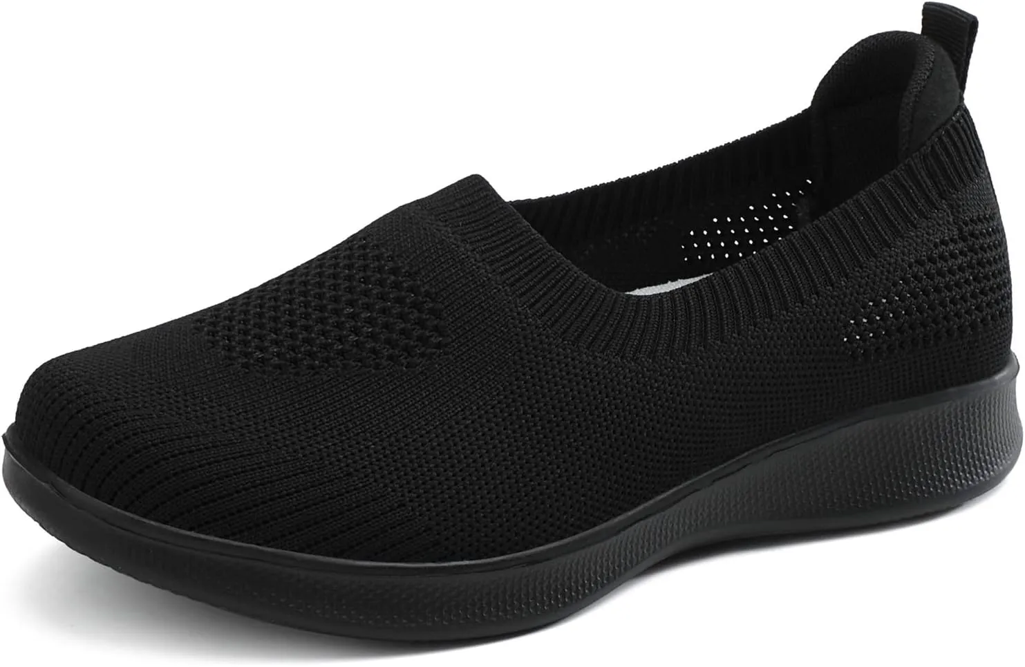 Womens Summer Walking Shoes Breathable Mesh Knit Sock Sneakers Lightweight Slip on Athletic Comfort Casual Tennis Sneakers for Gym Running Work Canvas Shoes