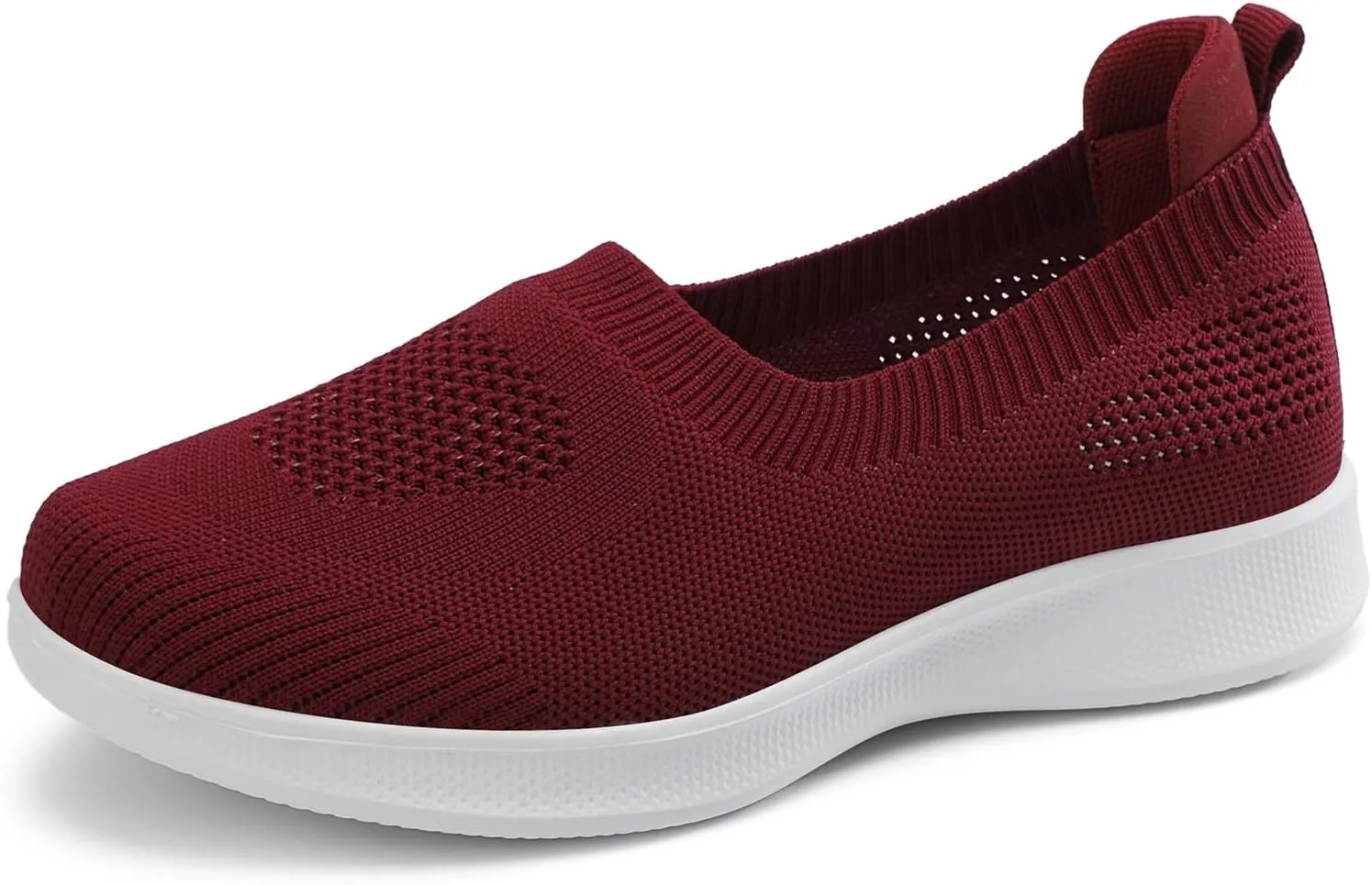 Womens Summer Walking Shoes Breathable Mesh Knit Sock Sneakers Lightweight Slip on Athletic Comfort Casual Tennis Sneakers for Gym Running Work Canvas Shoes