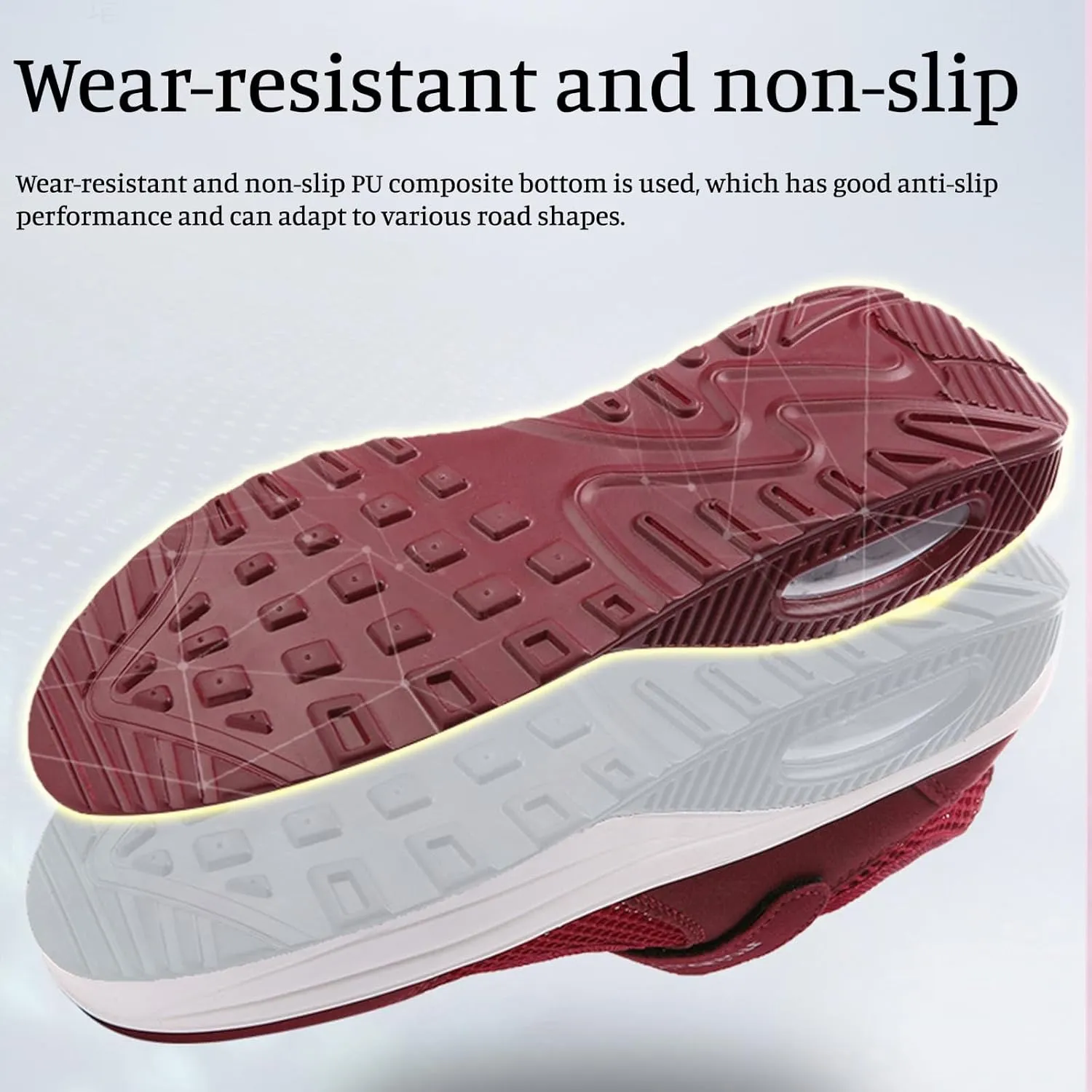 Womens Walking Shoes Hollow Out Comfortable Working Nurse Sandals Non Slip Orthopedic Shoes Breathable Lightweight Casual Nursing Orthotic Sandals 2025