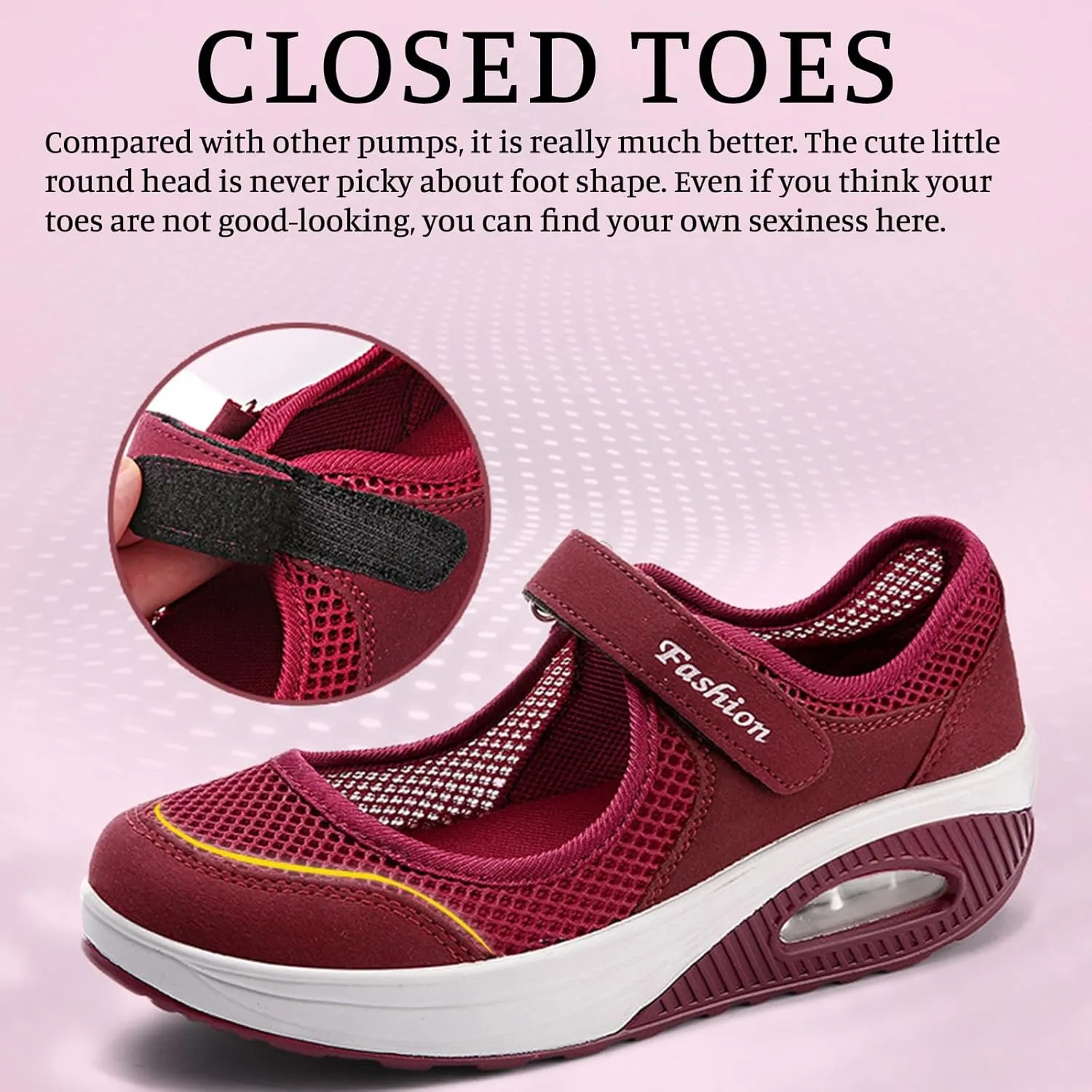 Womens Walking Shoes Hollow Out Comfortable Working Nurse Sandals Non Slip Orthopedic Shoes Breathable Lightweight Casual Nursing Orthotic Sandals 2025
