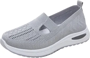 Women's Woven Orthopedic Breathable Soft Shoes Womens Running Shoes Wide Width Women Shoes Casual Shoes Sneakers Slip On Tennis Shoe Casual Loafers