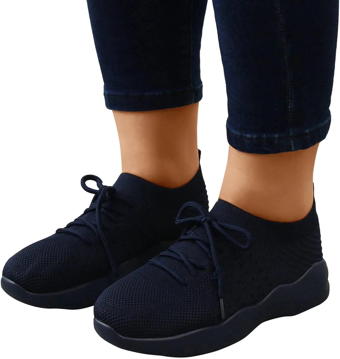 Women's Woven Orthopedic Breathable Soft Sole Walking Shoes Women Sports Casual Shoes High Top Sneakers Waterproof Tennis Shoe Loafers Dress Shoe