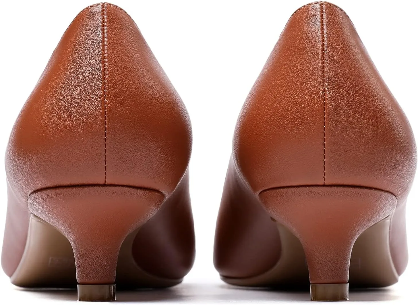 YODEKS Women's Kitten Heel Pumps Pointed Toe Low Heels Slip On Fashion Dress Shoes 1.5 Inch